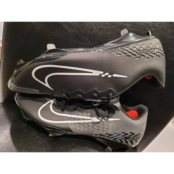 Nike React Vapor Ultrafly Elite 4 Black Baseball Cleats DA0701-001 Size Men\'s 14 main image 7